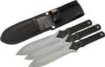 SZCO Rite Edge 10" Dragon Throwing Knife 3Pc Set W/SHTH