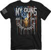 Buck Wear T-shirt "my Guns" S-sleeve Black Large
