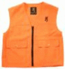 Browning Junior Safety Vest W/Logo Blaze Orange X-Large