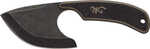 Browning 3220323 Cutoff 2.50" Fixed Skinner Plain Black Black Oxide Stonewashed 9Cr14MoV SS Blade, Black/Tan G10 Handle