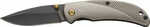 Browning Knife Prism Iii Folding Hunter 2.38" Black/carbon Gray