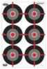 Birchwood Casey 35705 Dirty Bird Hanging Tagboard 12" X 18" Bullseye Black/Gray/Red/White 8 Pack
