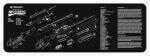 TekMat Armorers Bench Mat 12"X36" Mossberg 500 Shotgun