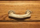 Rivers Edge Products Drawer Handle 4" Antler