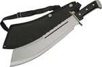 SZCO Rite Edge 13.5" Black Bully Machete SS Blade W/SHTH