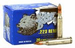 223 Remington 20 Rounds Ammunition Bear 62 Grain Soft Point