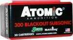 300 AAC Blackout 50 Rounds Ammunition Atomic 220 Grain Hollow Point