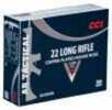 22 Long Rifle 300 Rounds Ammunition CCI Grain Nose