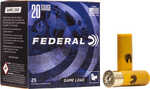 Federal Game Load 20ga 2.75" 7/8oz 1210fps #6 25 Round 