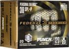 Federal Punch 38 Spl 120gr Jhp Ammo 20 Round