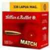 338 <span style="font-weight:bolder; ">Lapua</span> <span style="font-weight:bolder; ">Magnum</span> 10 Rounds Ammunition Sellier & Bellot 300 Grain Hollow Point