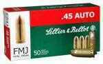 45 ACP 50 Rounds Ammunition Sellier & Bellot 230 Grain Full Metal Jacket