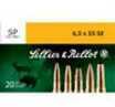 6.5X55mm 20 Rounds Ammunition Sellier & Bellot 140 Grain Soft Point