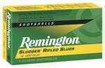 20 Gauge 5 Rounds Ammunition Remington 2 3/4" 5/8 oz Lead #Slug