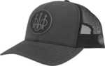 Beretta Cap Js Trucker Circle Patch Mesh Back Charcoal/black