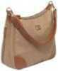 Bulldog Cases Concealed Carrie Purse Hobo Style Taupe W/Tan Trim