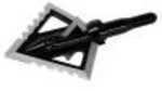 Magnus Outdoor Products BROADHEADS Black Hornet 4-BLD Serrate 100 Grains 1/4" 3Pk