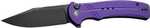 Civivi Knife Cogent 3.47" Purple G10/black Stonewashed