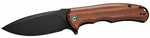 CIVIVI Knife Praxis 3.75" CUIBOURTIA Wood/Black STNWSH