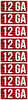 MTM Ammo Caliber LABELS 12Ga 8-Pack