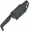 Cobratec Kingpin 4" Fixed Bld Black D2 Steel With Kydex Sheath