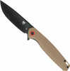 COBRATEC RATH 3.5" Folder Brown D2 Black Blade