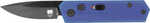 COBRATEC Stinger Folder 1.9" Purple/Black D2 Blade Sd Button