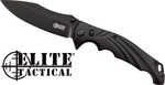 MASTER CUTLERY Elite Tactical Conqueror 4.8" Drop PNT FLDER Black/Black