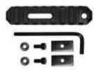 Grovtec USA Inc. Rail Section Stock AR 3.8" 9 Slot Aluminum Black