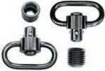 Grovtec USA Inc. HD Push Button Swivel Set Black 1 1/4" 2 Pack