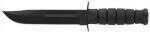 Ka-Bar Fighting/Utility Knife 7" W/Plastic Sheath Black