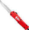 COBRATEC Large FS3 OTF Red Punisher 3.5" D2 Steel Drop Point
