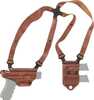 GALCO Miami II Shoulder System RH Leather Sig P320F 9/40 Tan