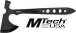 Mc MTECH 10" Tomahawk W/Sheath 5" Black Blade G10 Handle