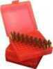 MTM 100 Round .17HMR/.22Mag Ammunition Box See Through Clear Red