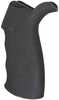 JE Rubber Textured Pistol Grip Ergo W/Storage Black