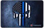 TEKMAT Armorers Bench Mat 11"X17" Punisher Blue Line