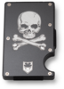 Cobratec Rfid Jolly Roger Aluminum Wallet With Money Clip