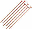 Gun Storage Solutions Rifle Rods Fit .22 Caliber and Larger 16" Length Orange 6 Pack RR6-EXP-OR