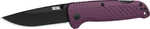 Sog Knife Adventurer Lb 3.5" Blade Dusk Purple/black