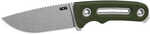 S.O.G SOG17350157 Provider FX 3.75" Fixed Drop Point Plain Stonewashed Cryo CPM 154 SS Blade, Green Textured G10 Handle 