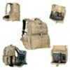 G.P.S. Tactical Range Backpack W/Waist Strap Tan Nylon