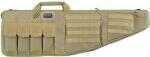 G.P.S. Tactical 42" AR Rifle Soft Case with External Handgun in Tan