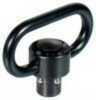 Leapers UTG Heavy Duty Push Button QD Sling Swivel, 1.25" Loop Md: TLQDSW18