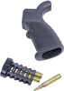 GUNTEC AR15 T37 Pistol Grip Rubber Overmold Black