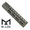 Guntec USA 9" Ultra Lightweight Thin M-LOK System Free Floating Handguard With Monolithic Top Rail