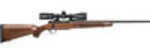 Mossberg Patriot Rifle 243 Winchester 22" Barrel 5 Rounds Wood Stock Blued Vortex 3-4x40mm Scope Bolt Action
