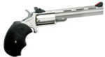 North American Arms 22 Mini Master 22 Magnum 4" Barrel 5 Round Rubber Grip Stainless Steel Revolver MMTM