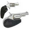 North American Arms Mini 22 Magnum 1.1" Barrel 5 Round Holster Grip Stainless Steel Revolver NAA-22MS-HG