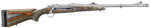 Ruger M 77 Guide Gun 375 20" Barrel With Muzzle Brake Round Laminated Green Mountain Camo Stock Bolt Action Rifle 47125